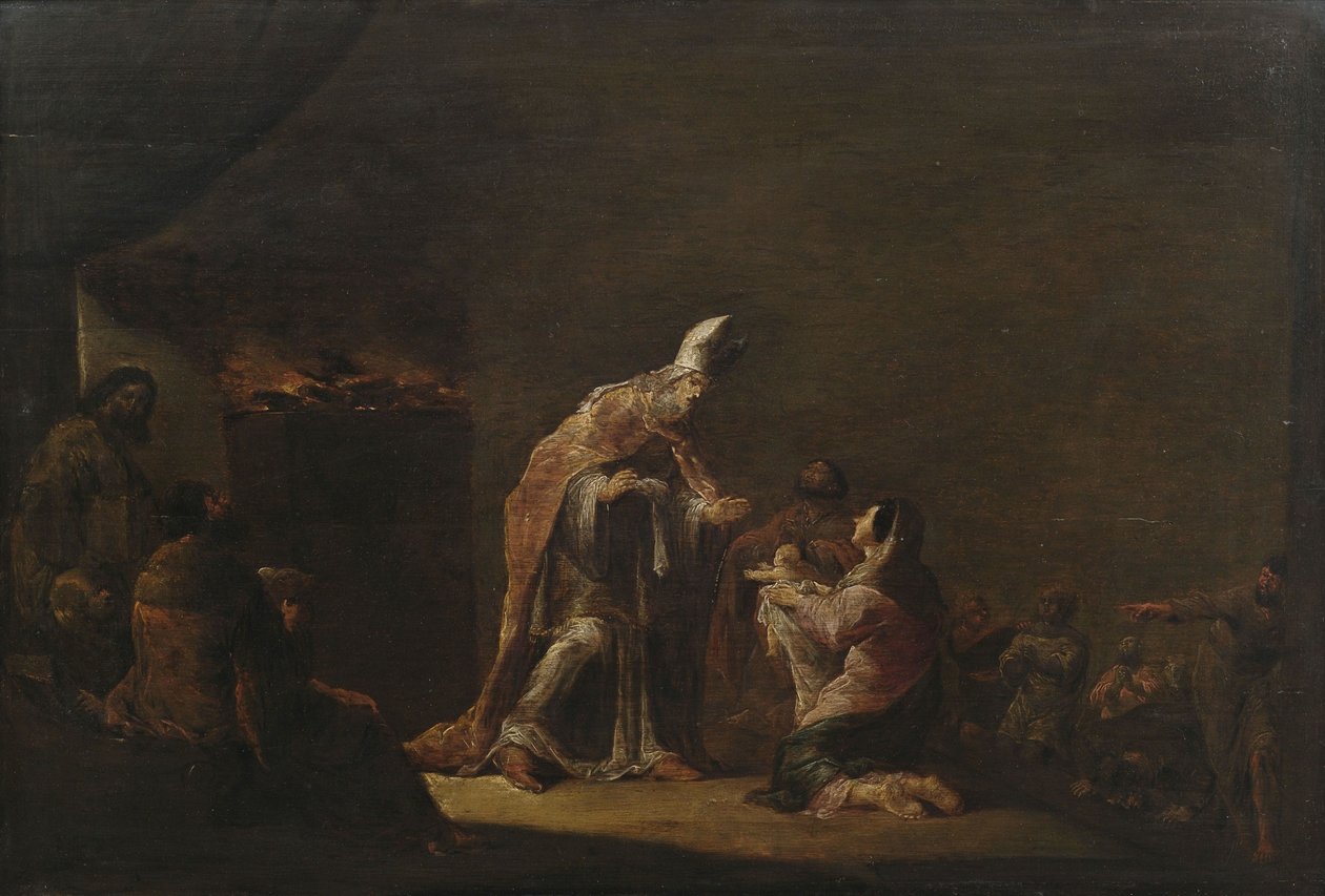 A representação no templo de Leonard Bramer