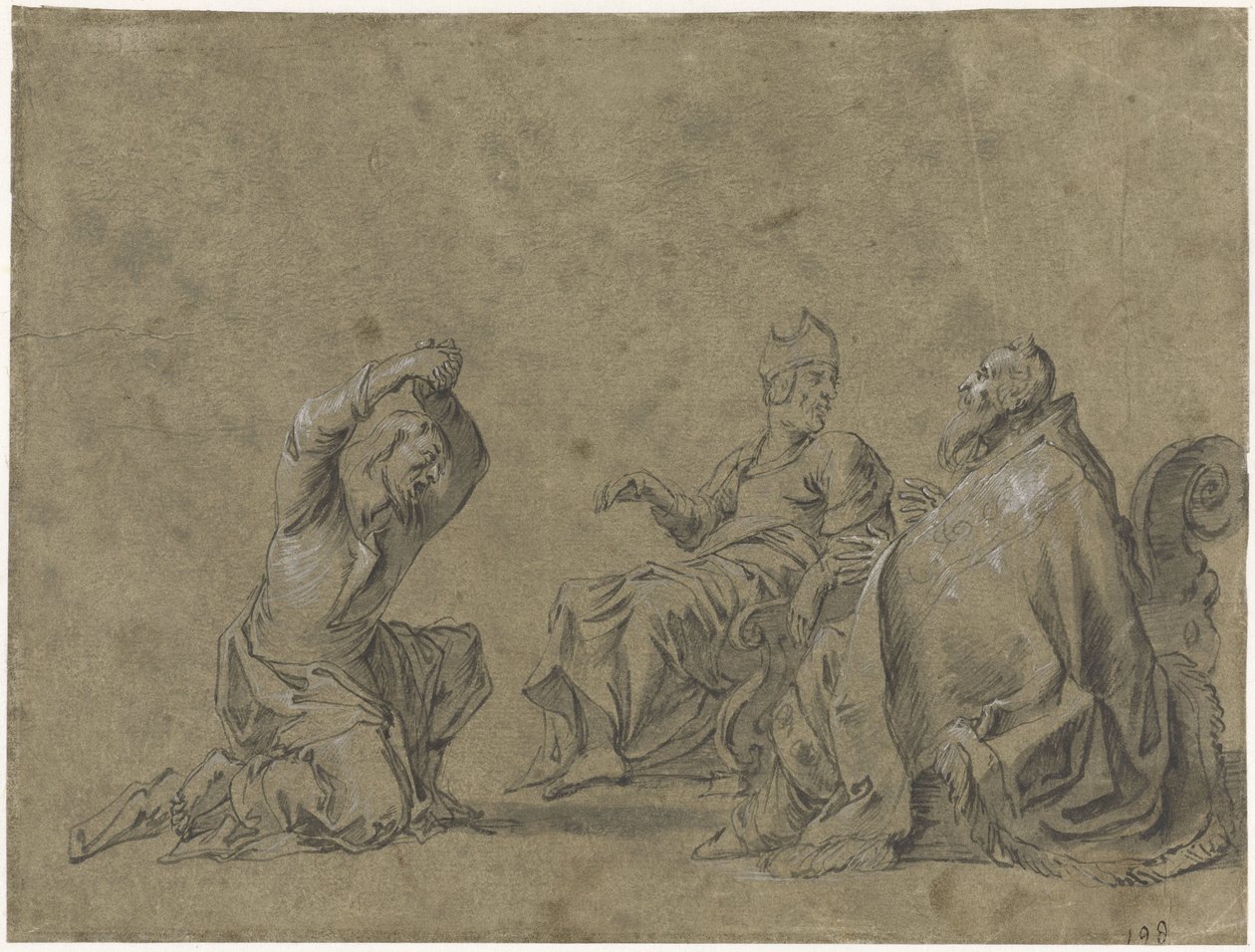 Judas traz de volta as peças de prata de Leonaert Bramer