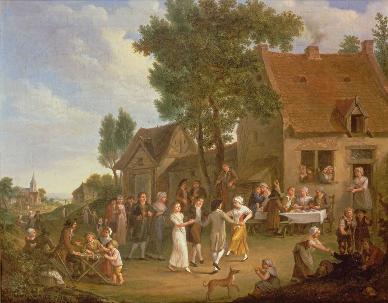 Um casamento da vila de Léonard Defrance