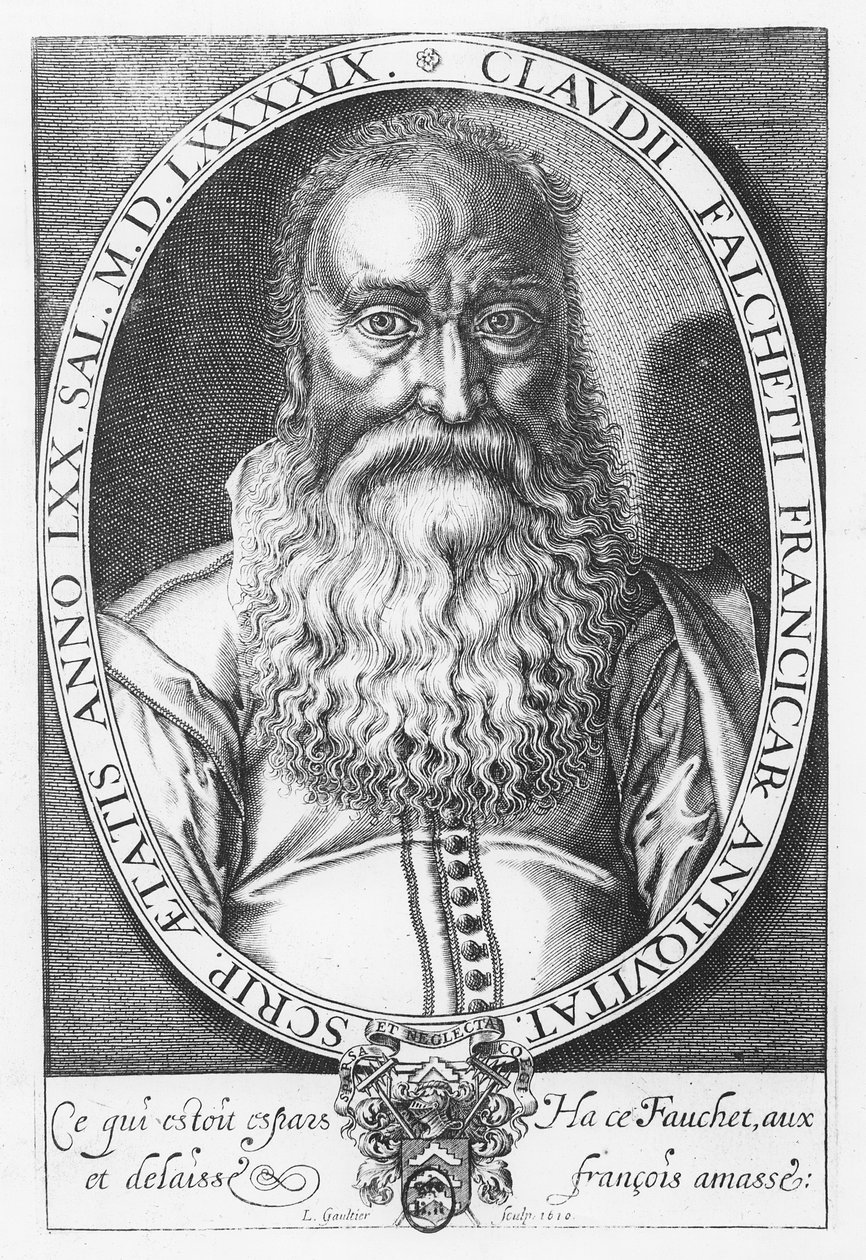 Claude Fauchet, 1610 de Leonard Gaultier