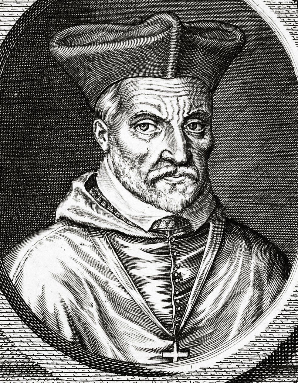 Retrato de Jacques Amyot (1513-1593), bispo francês, escritor e tradutor de Leonard Gaultier