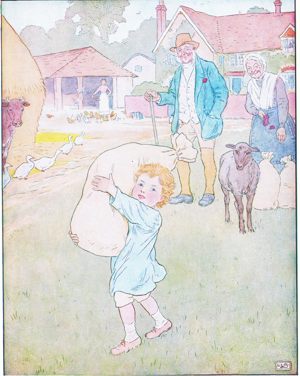 E um para o garotinho que corre pela pista de Leonard Leslie Brooke