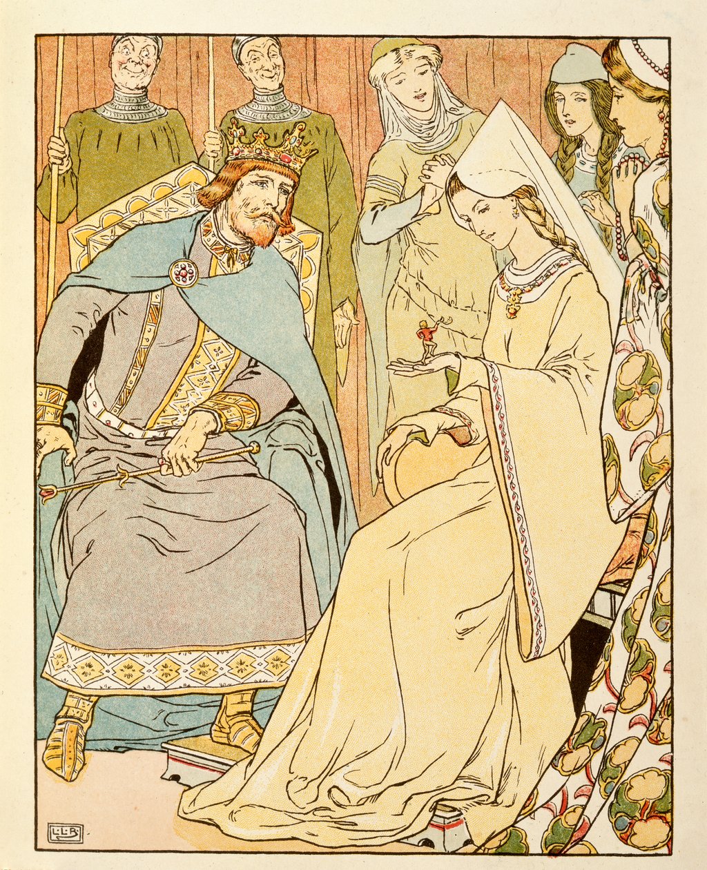 Ilustração de Tom Thumb de Leonard Leslie Brooke