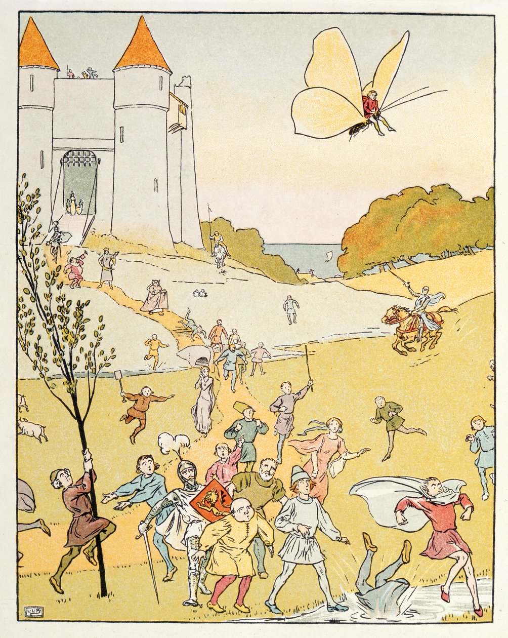 Ilustração de Tom Thumb de Leonard Leslie Brooke