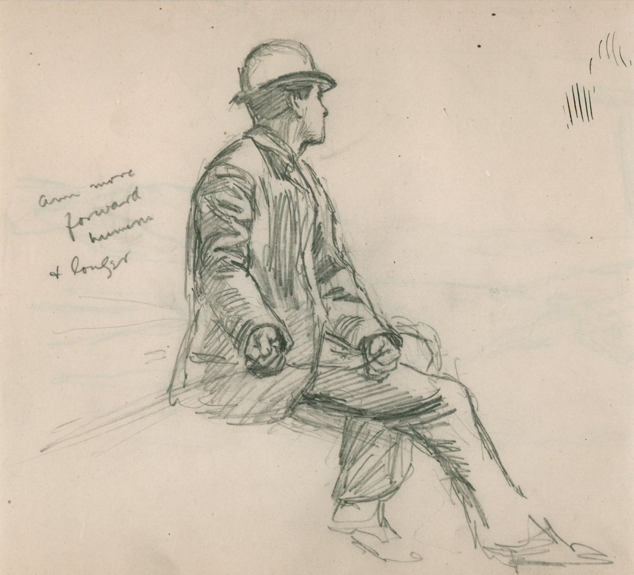 Estudo da pesca do homem de Leonard Leslie Brooke