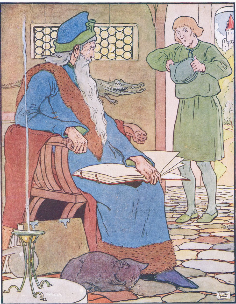 O lavrador encontra Merlin de Leonard Leslie Brooke