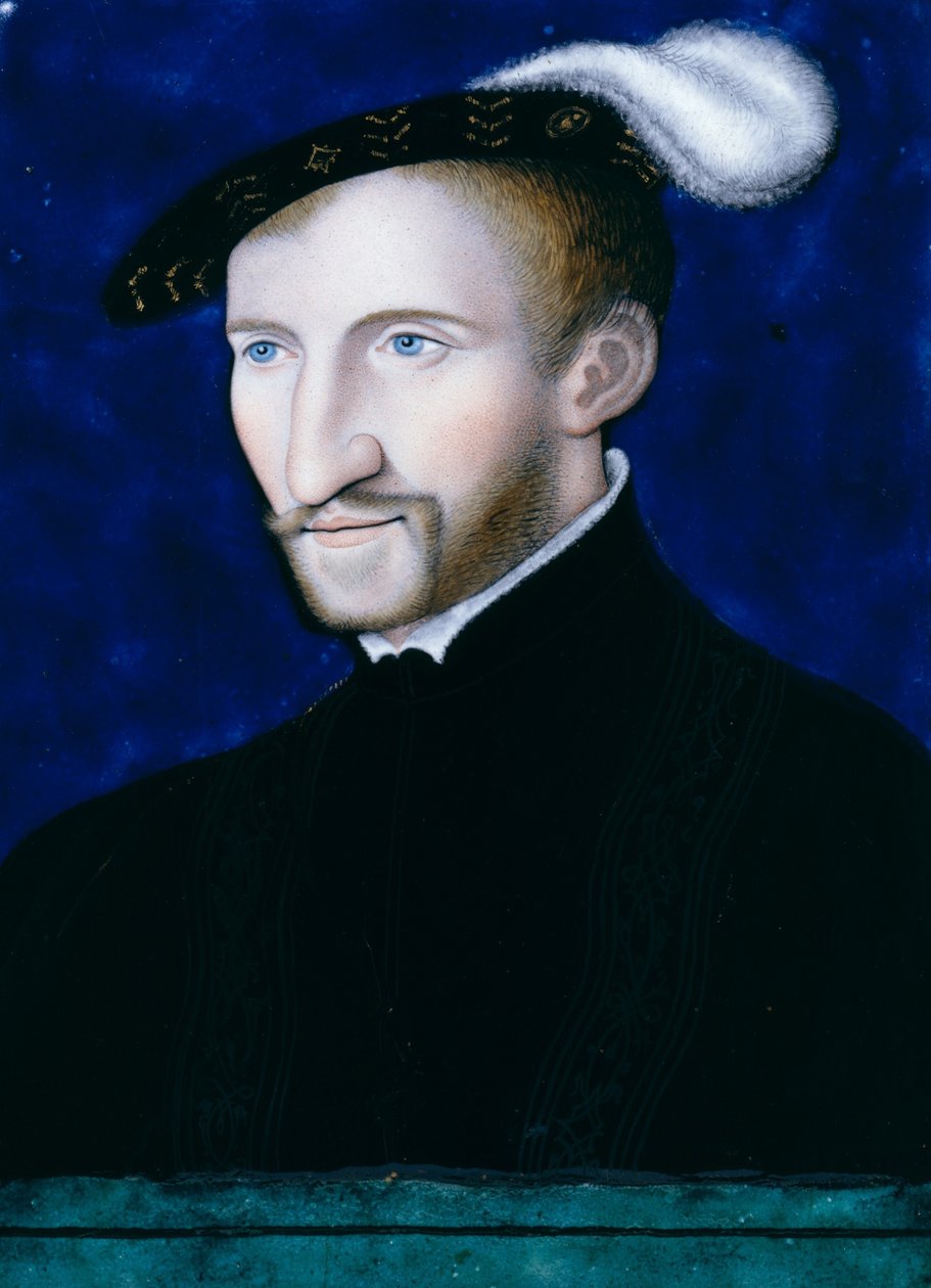 Henri d "Albret, rei de Navarra, 1556 de Leonard Limosin