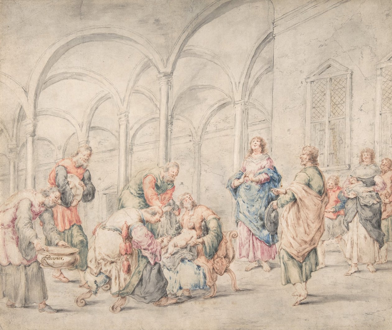 A Circuncisão, 1611-74. de Leonard Bramer