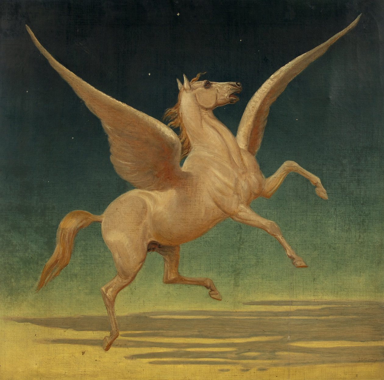 Pegasus (óleo sobre tela) de Leonard Cattermole