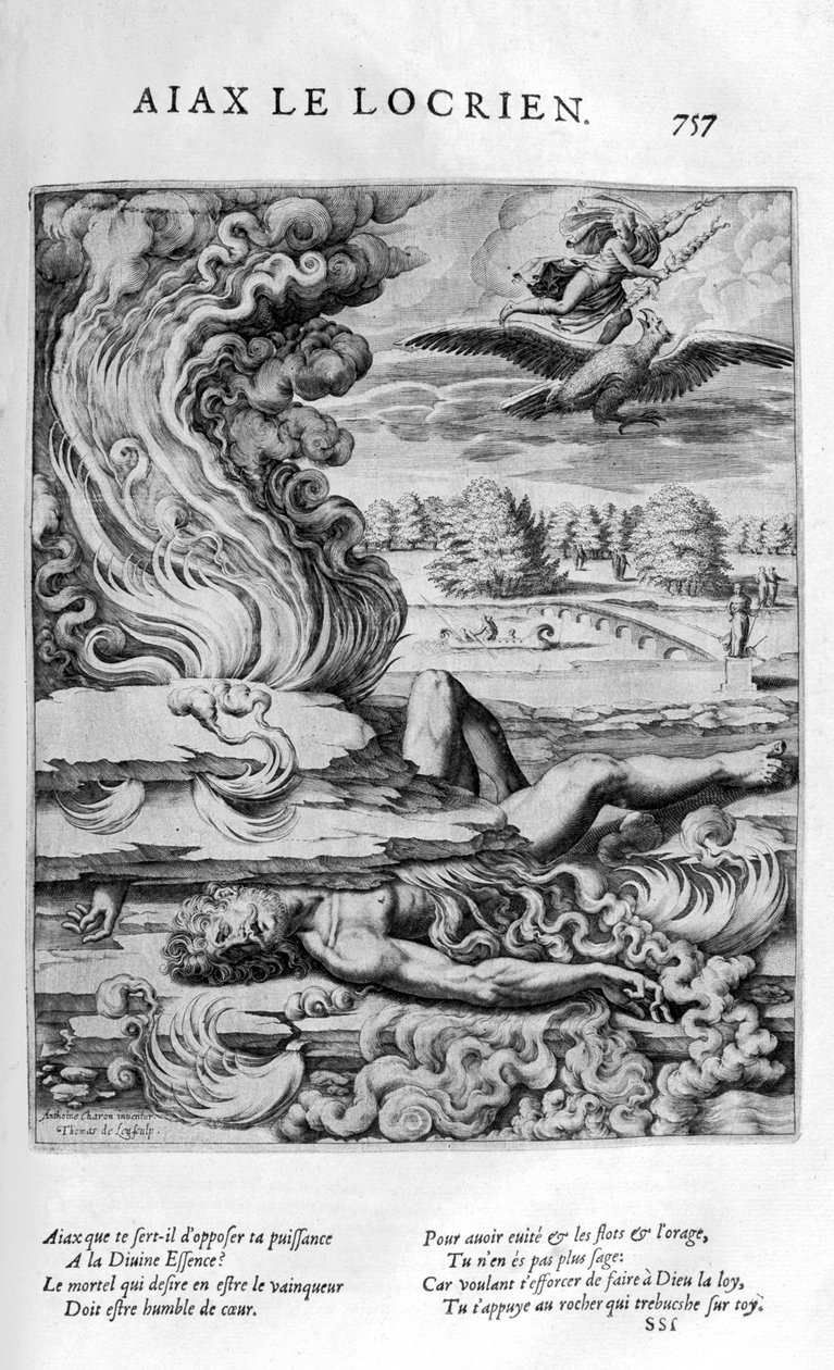 Ajax, o Menor, 1615. de Leonard Gaultier