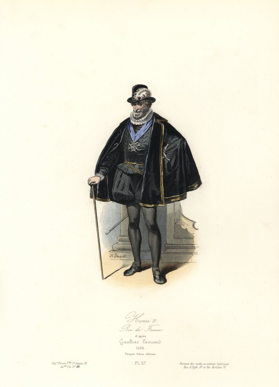 Rei Henrique IV de França de Leonard Gaultier