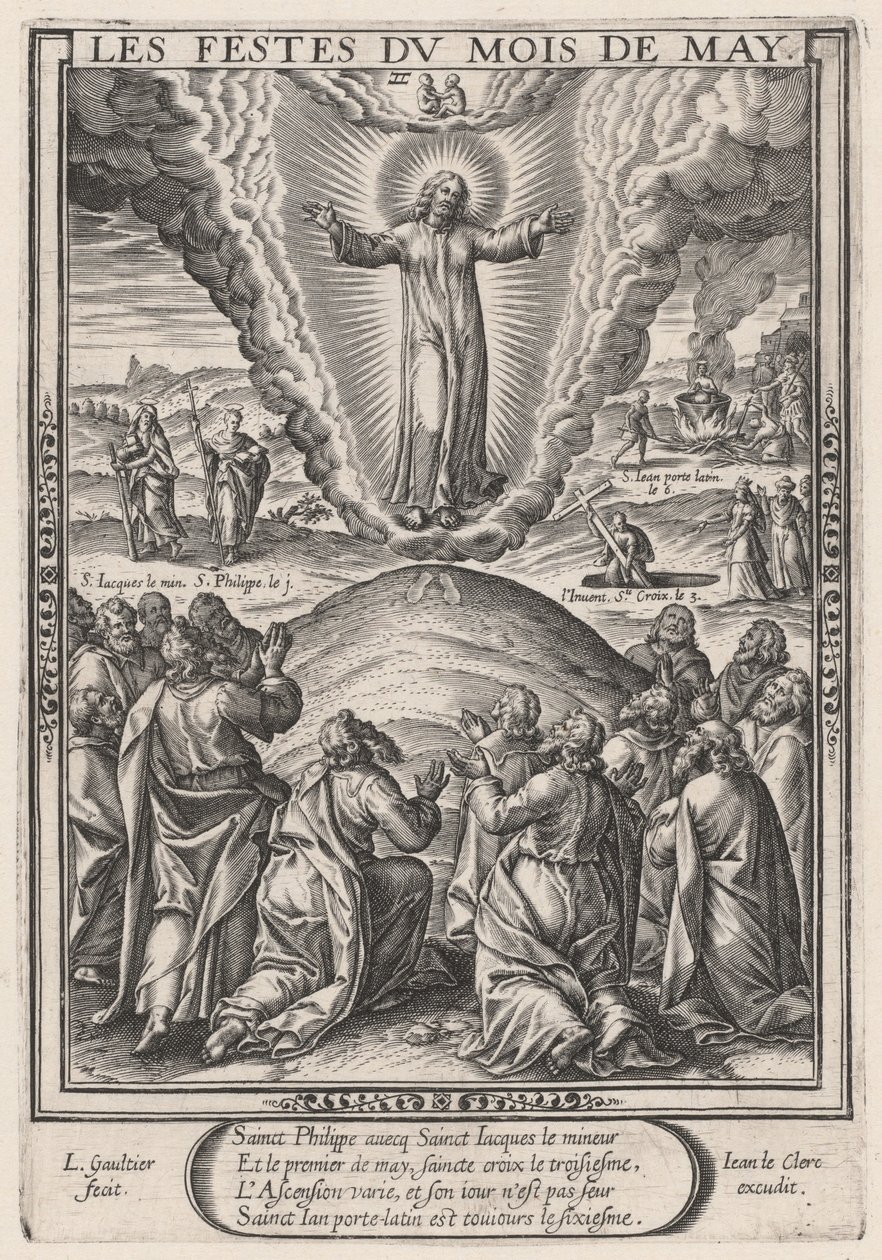 Les Festes du mois de Mai (maio: A Ascensão) de Leonard Gaultier