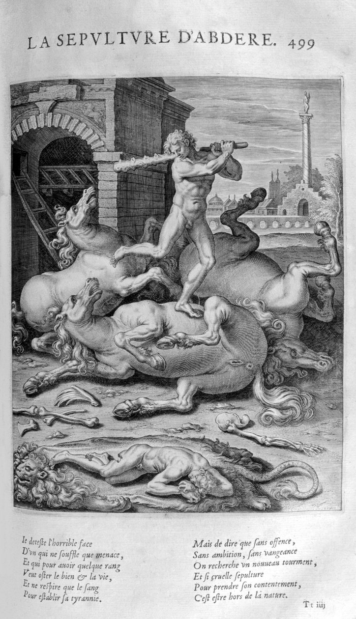 O Enterro de Abdère, 1615 de Leonard Gaultier