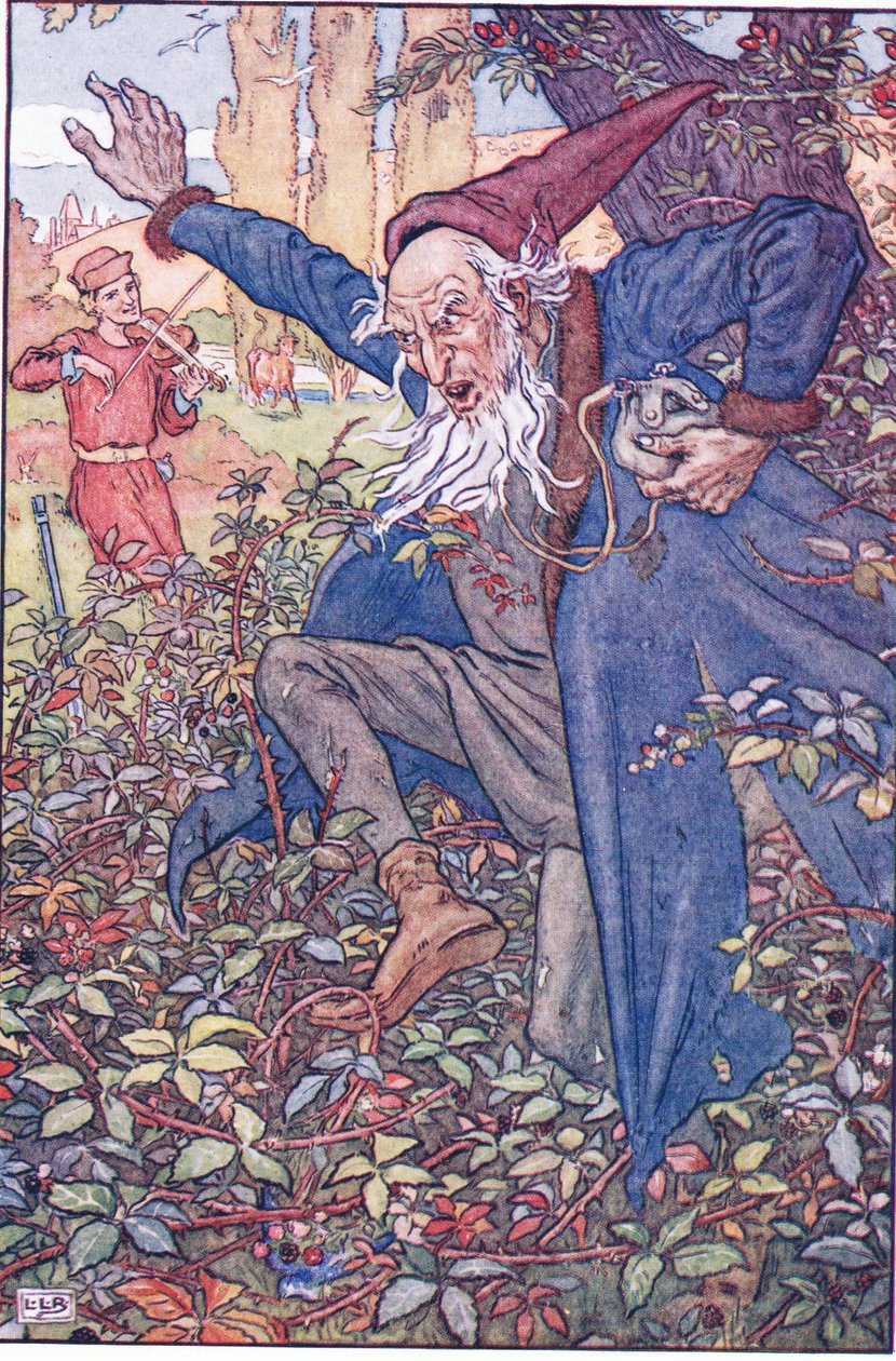 O judeu no arbusto de espinheiro, década de 1920 de Leonard Leslie Brooke