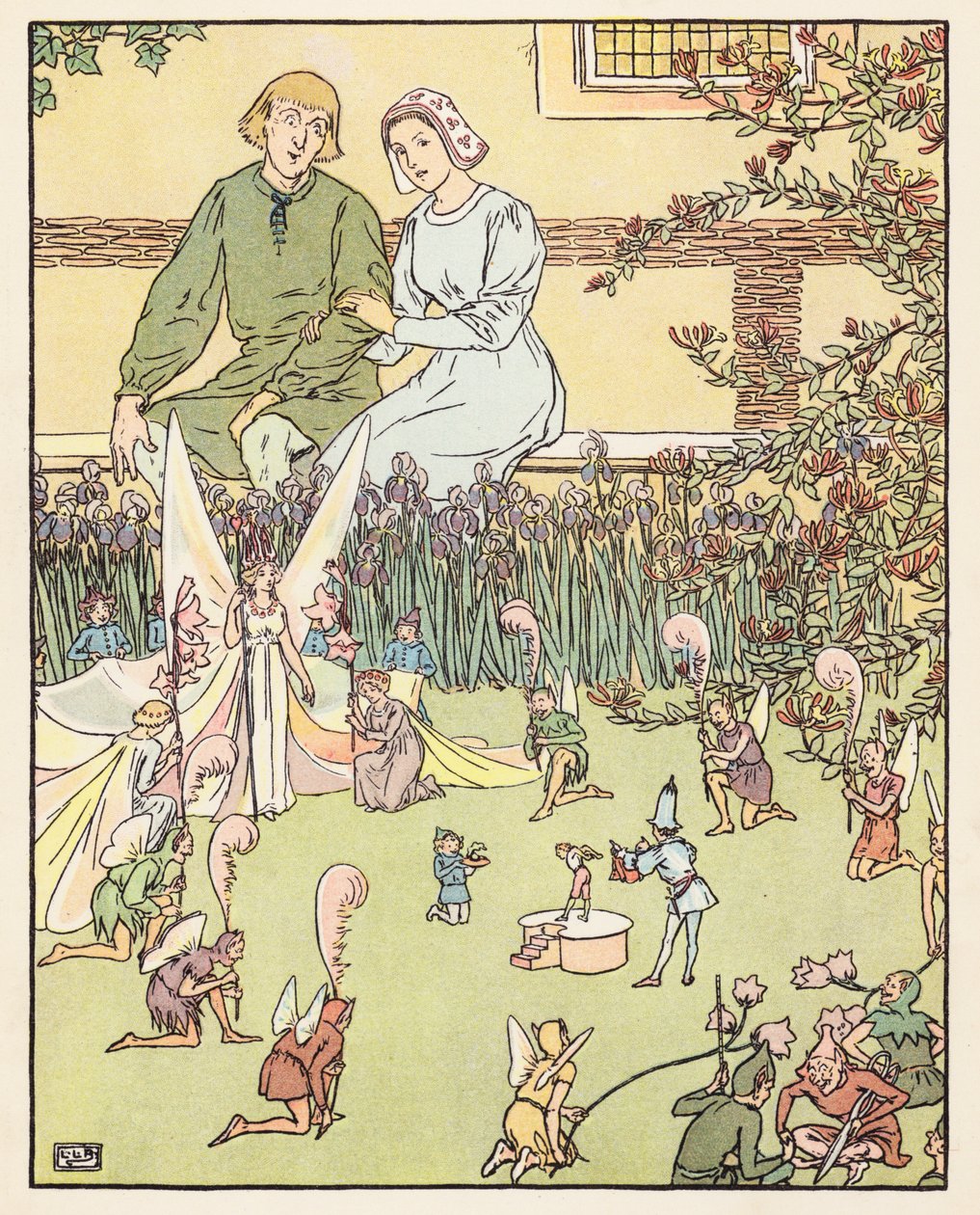 Tom Thumb (litografia a cores) de Leonard Leslie Brooke