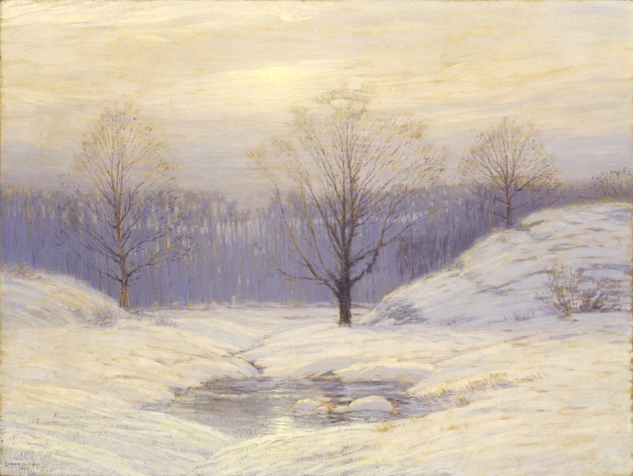 Morning Haze, 1909. de Leonard Ochtman