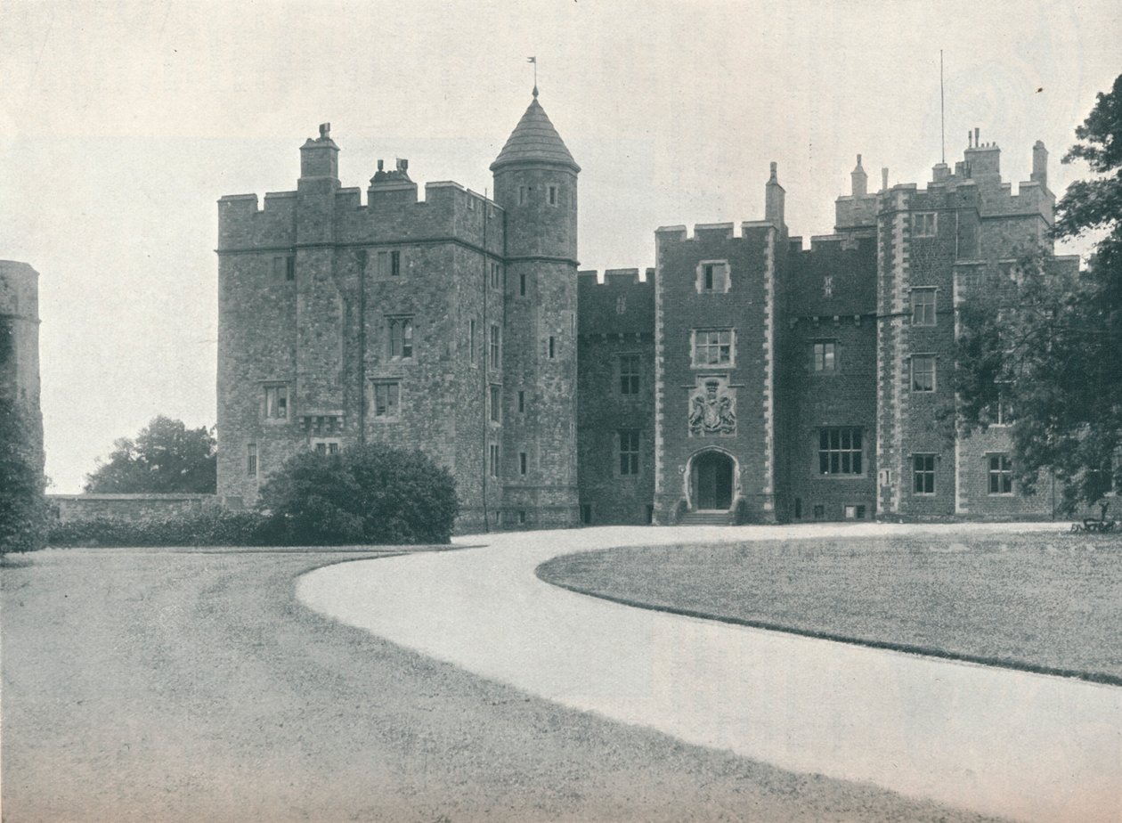 Castelo de Dunster, c1907 de Leonard Willoughby