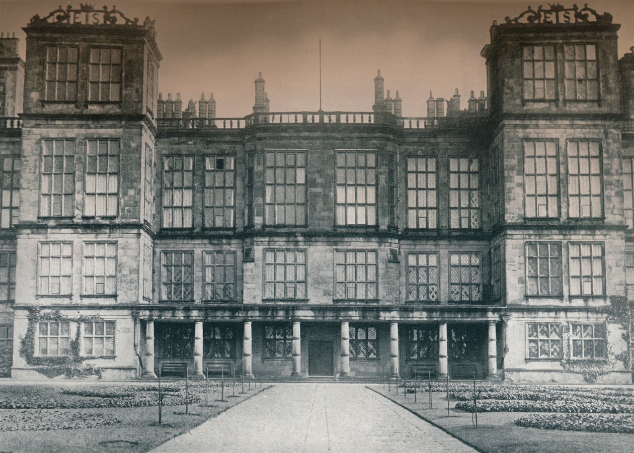 Hardwick Hall, Um Assento de Sua Graça O Duque de Devonshire, c1907 de Leonard Willoughby