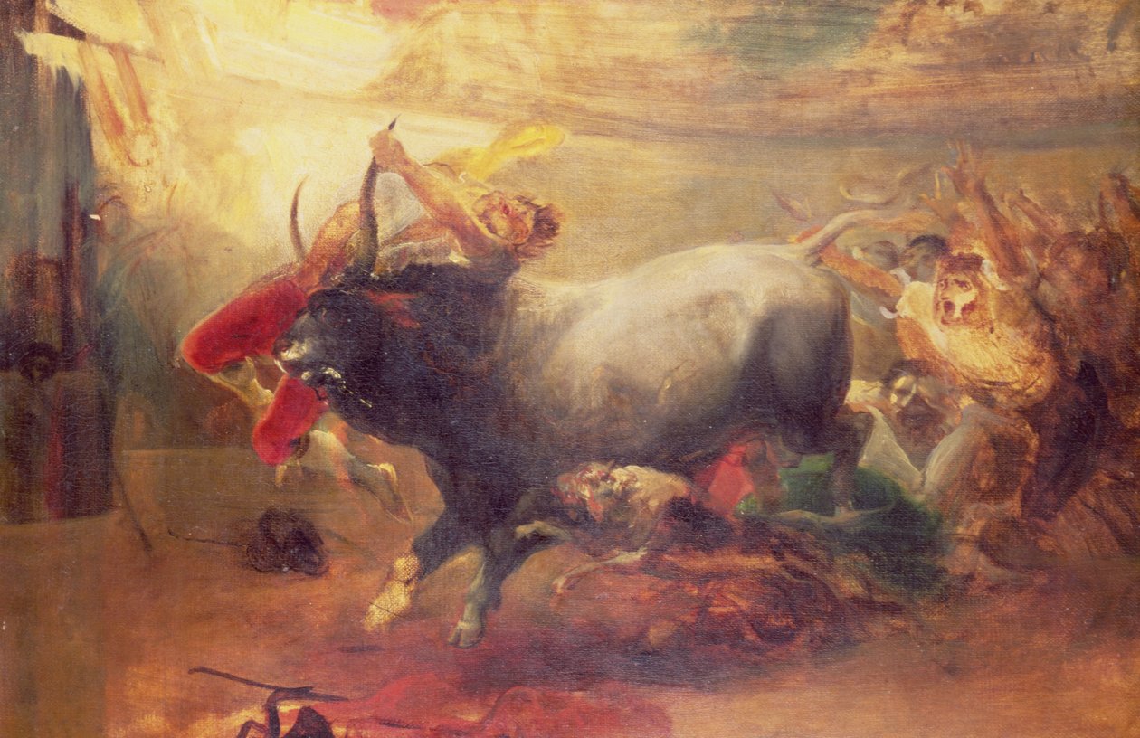 The Bull Fight de Leonardo Alenza