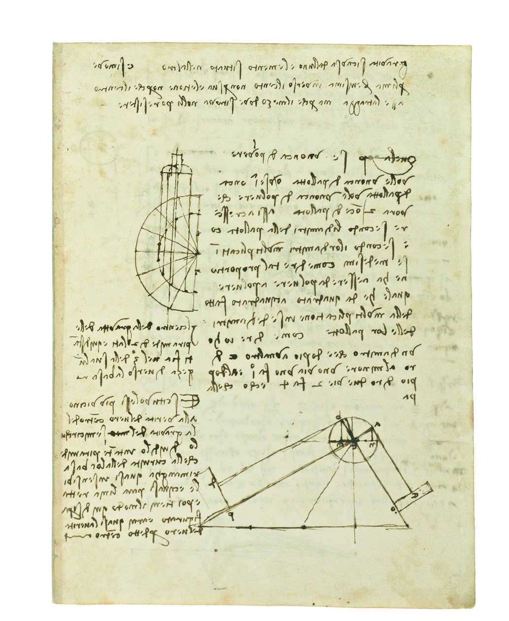 Codex no voo dos pássaros, Folio 2 reto de Leonardo da Vinci