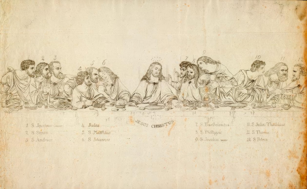 A Ceia do Senhor de Leonardo da Vinci