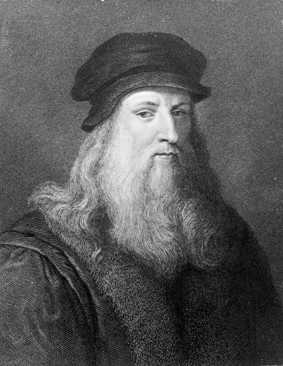 Leonardo da Vinci, gravado por Raphael Morghen, 1817 de Leonardo da Vinci