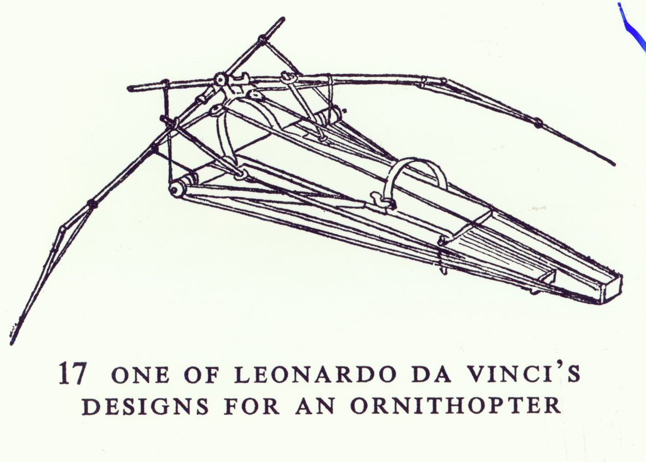 Ornitóptero Leonardo Da Vinci Icons 10363 Máquina Voadora De
