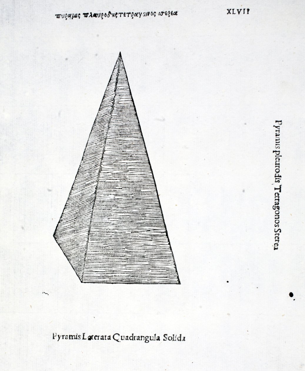 sólidos Laterata lados da pirâmide de uma &39;proporção divina&39; por Luca Pacioli (c.1445-1517), originalmente pub. Veneza de 1509 de Leonardo da Vinci
