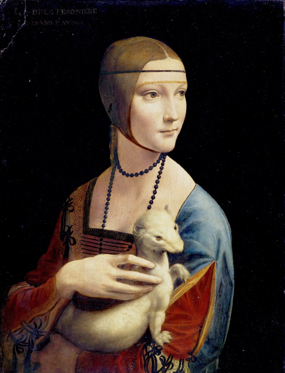 A senhora com um arminho de Leonardo da Vinci