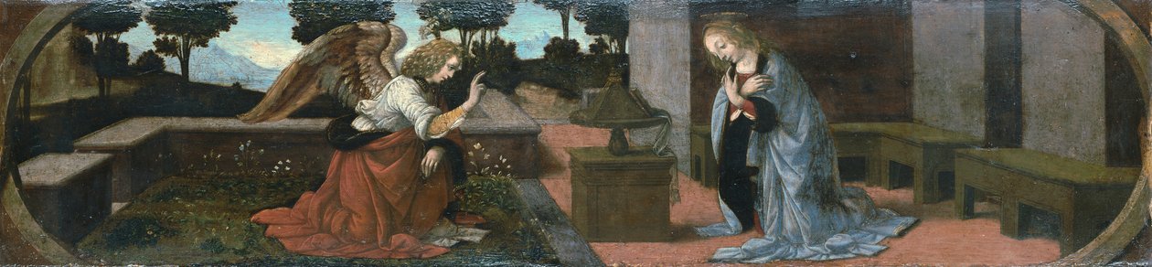 Anunciação a Maria de Leonardo da Vinci