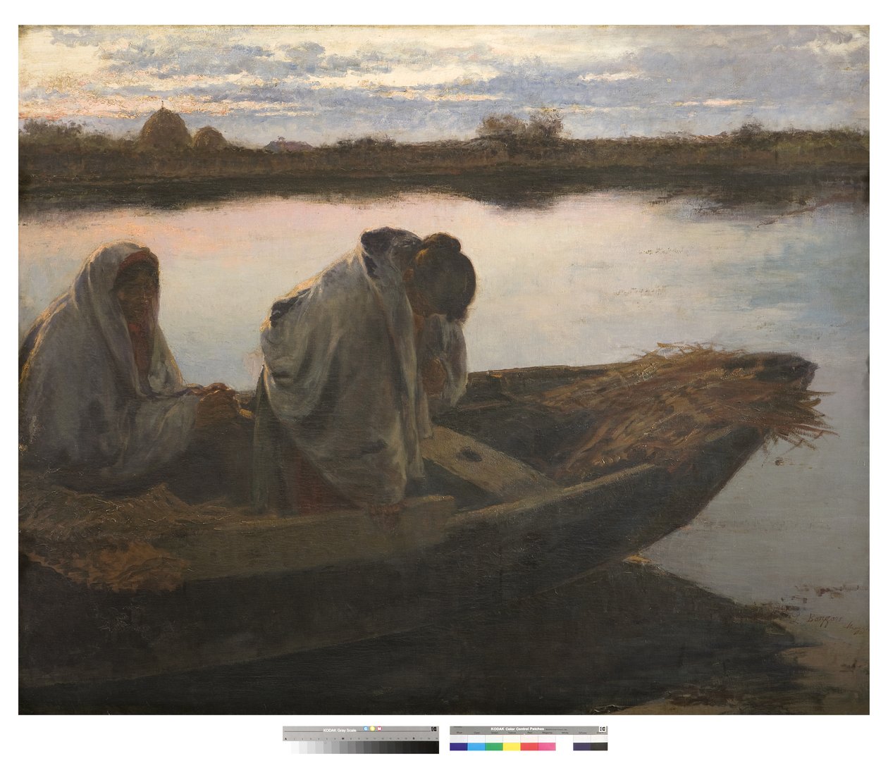 Oração (em Chioggia) ou Para o infeliz naufragado, 1897 de Leonardo Bazzaro