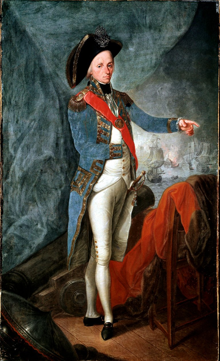 Retrato de Horatio Nelson de Leonardo Guzzardi
