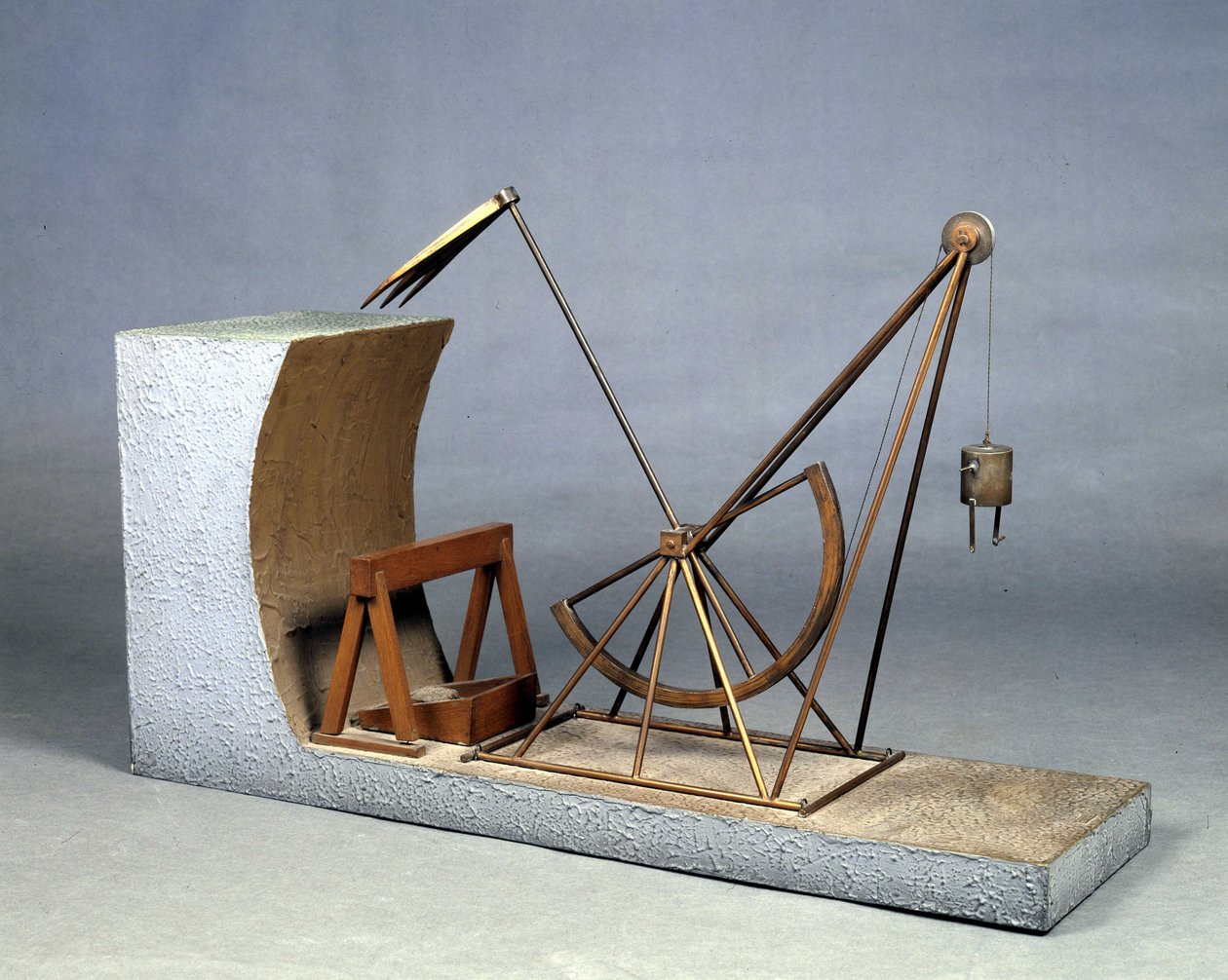 Escavadora Leonardo da Vinci (Leonardo da Vinci) - Museu de Ciência e Técnicas de Leonardo da Vinci, em Milão de Leonardo da (after) Vinci
