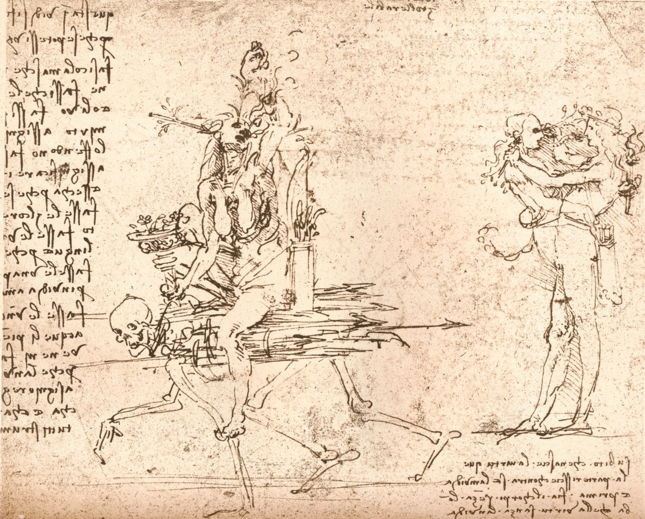Composição alegórica, c1472-c1519 1883 de Leonardo da Vinci