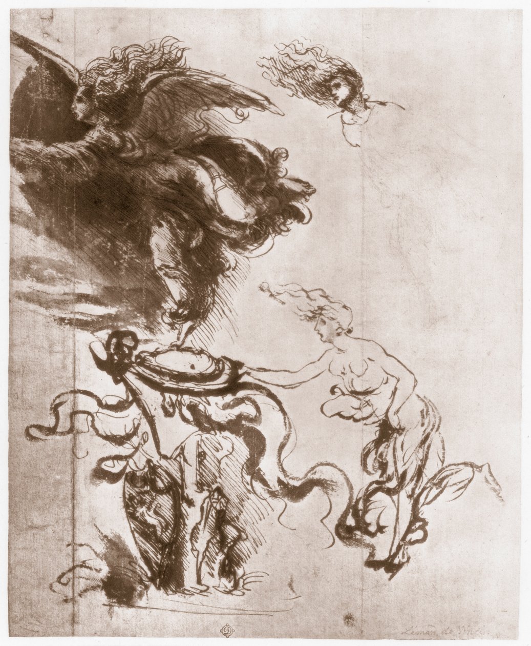 Alegoria de Fortuna, c1483 de Leonardo da Vinci