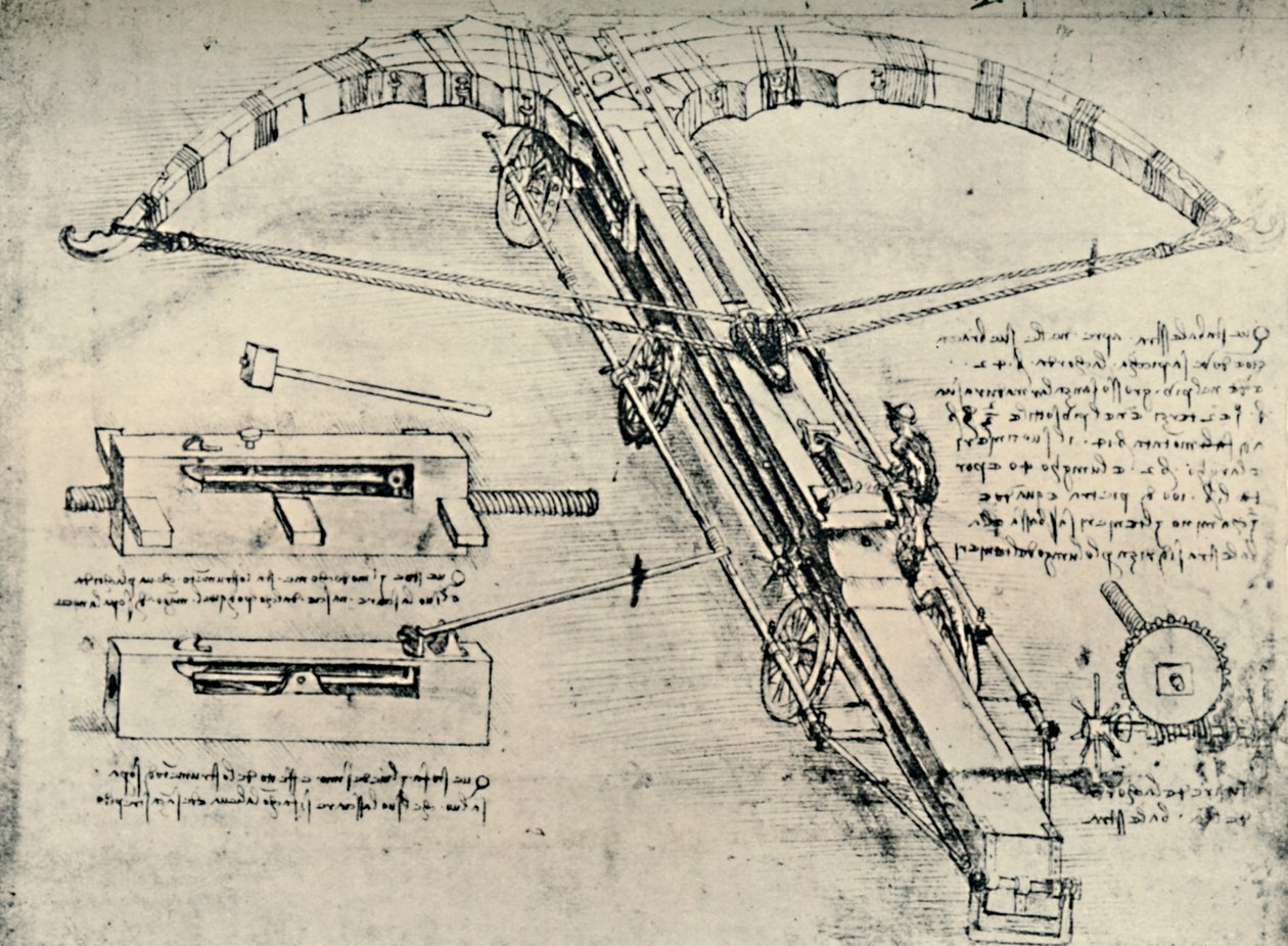 Balista, 1928 de Leonardo da Vinci