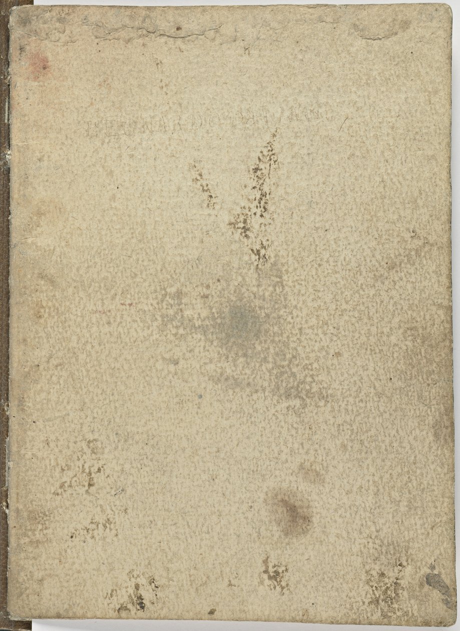Código de voo das aves, c. 1505-06, manuscrito em papel, cc. 18, capa IV de Leonardo da Vinci
