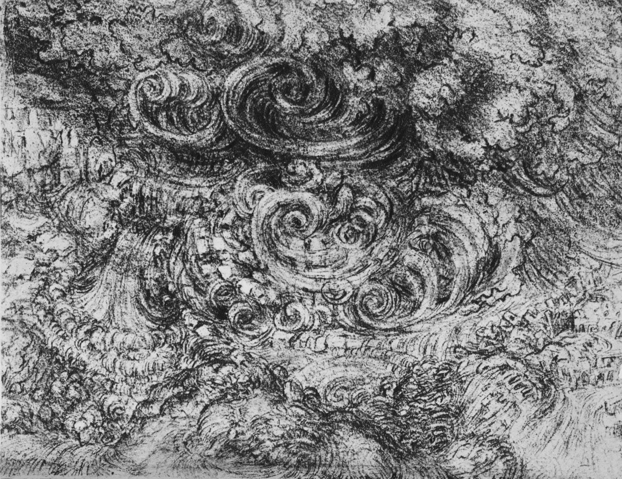Dilúvio, c1480 1945 de Leonardo da Vinci