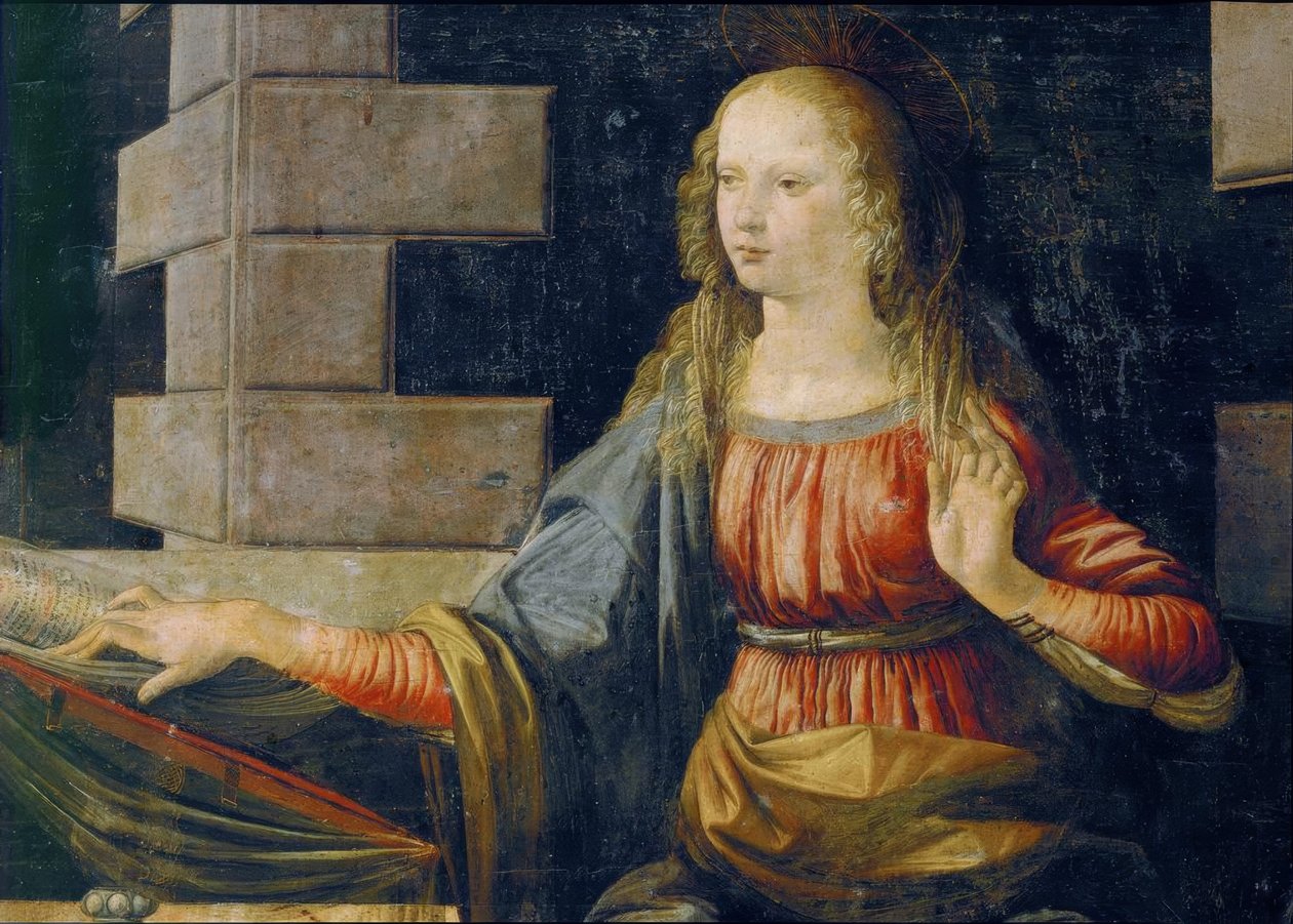 A Anunciação de Leonardo da Vinci