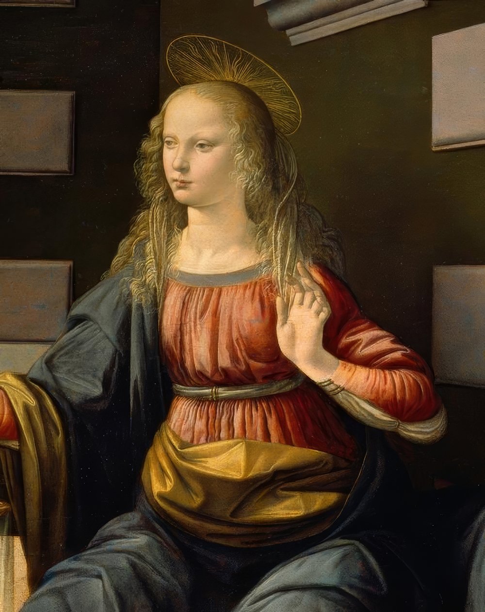A Anunciação de Leonardo da Vinci