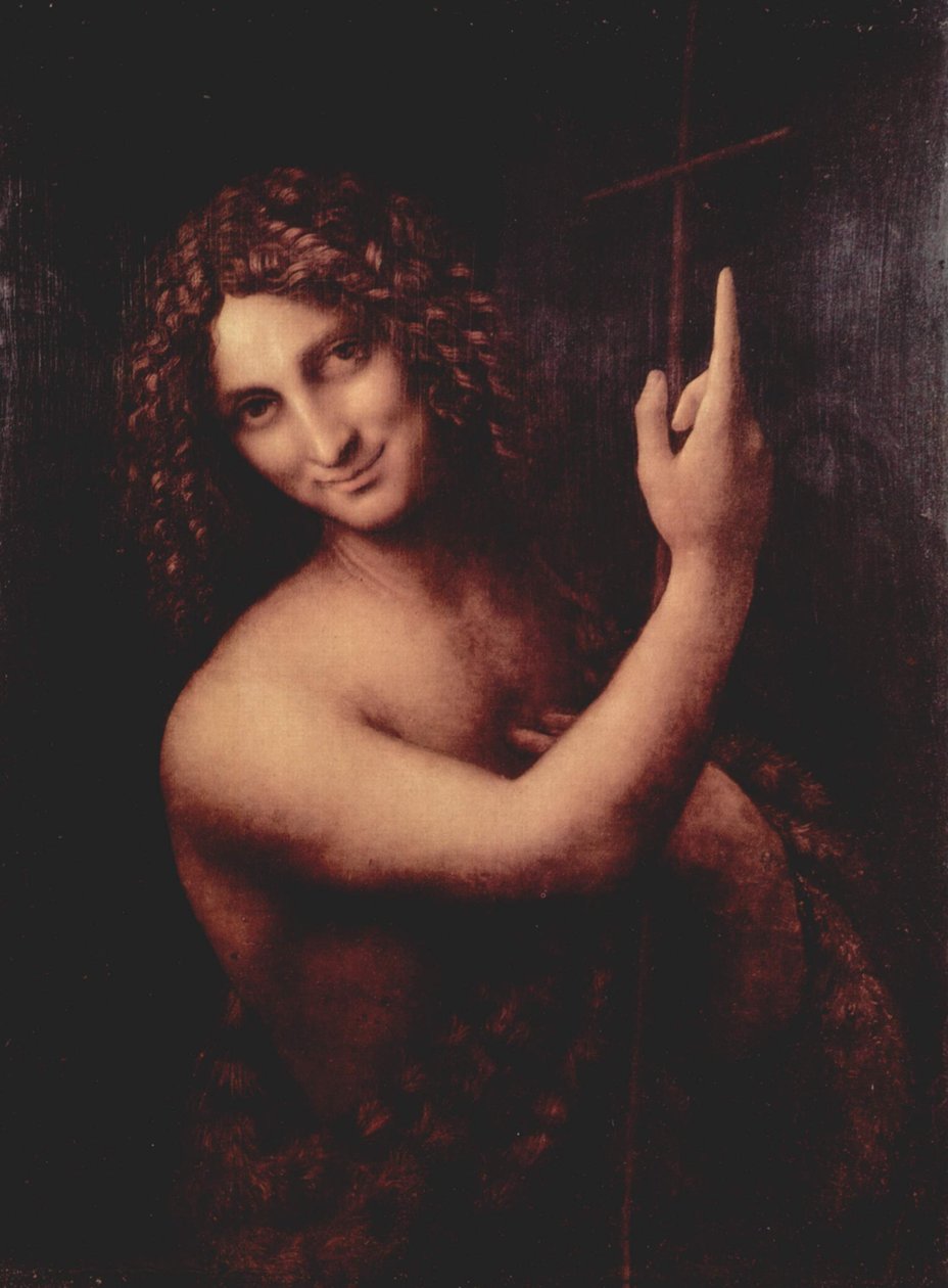 Francês:  São João Batista São João Batista de Leonardo da Vinci