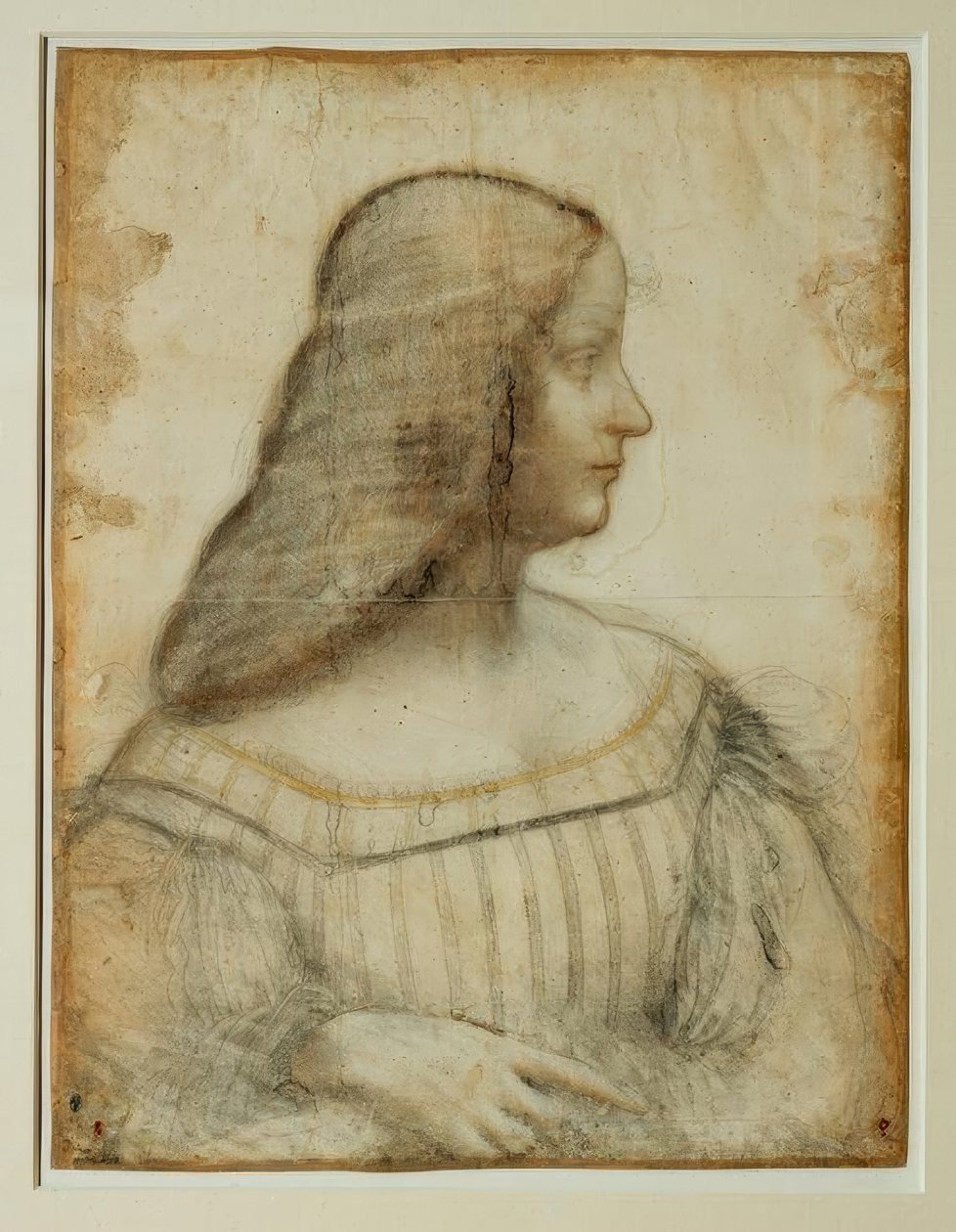 Isabella d&39;Este de Leonardo da Vinci