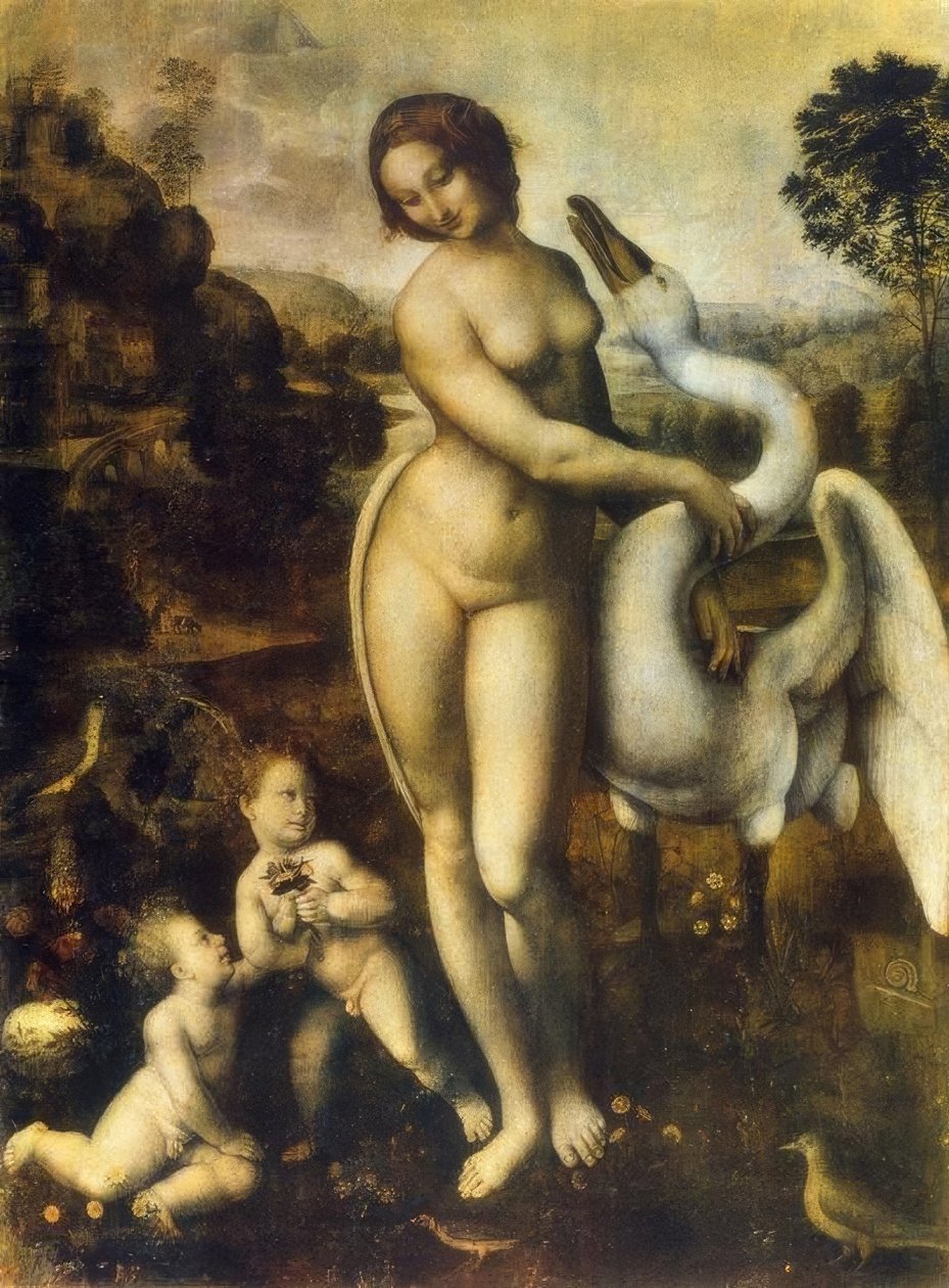 Leda com o cisne de Leonardo da Vinci