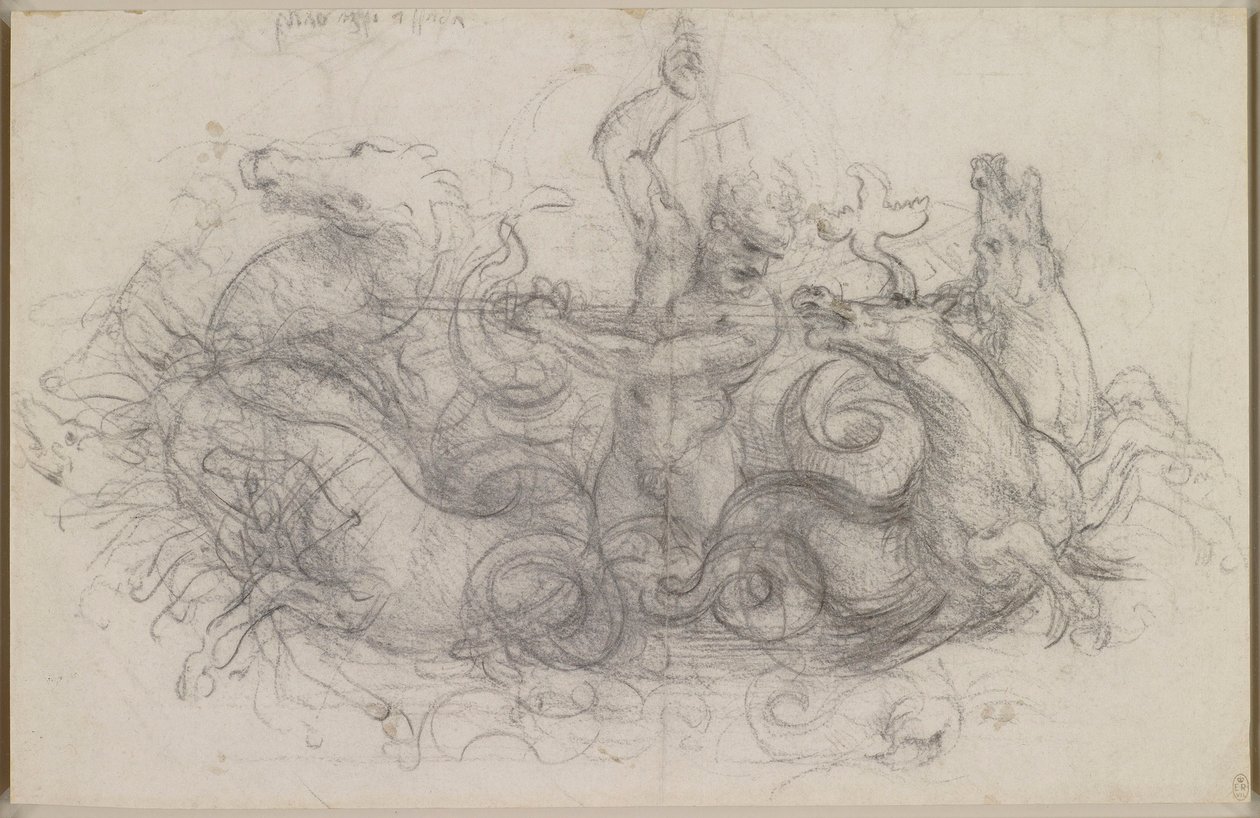 Leonardo da Vinci - Neptuno, c.1504-5 de Leonardo da Vinci