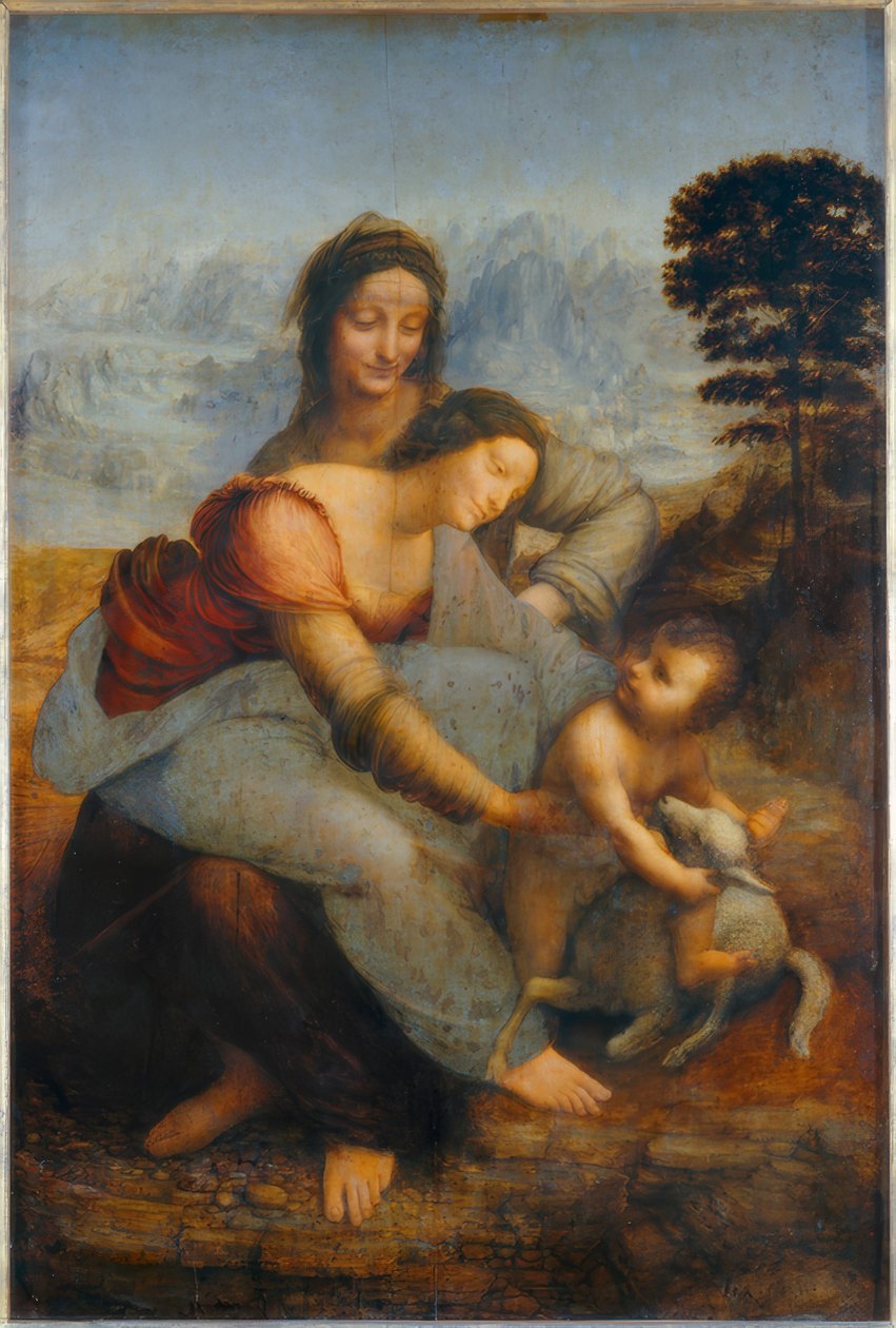 Leonardo da Vinci, Hl. Anna Selbdritt de Leonardo da Vinci