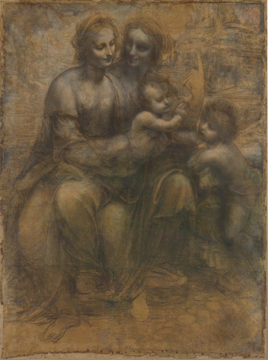 Virgem com o Menino e Santa Ana de Leonardo da Vinci
