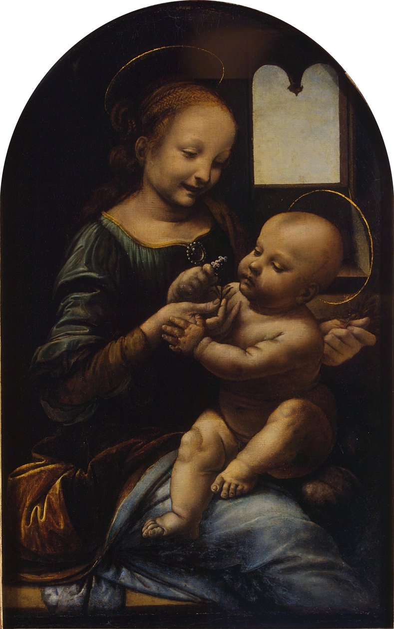 Madona e o Menino (Madona de Benois) de Leonardo da Vinci