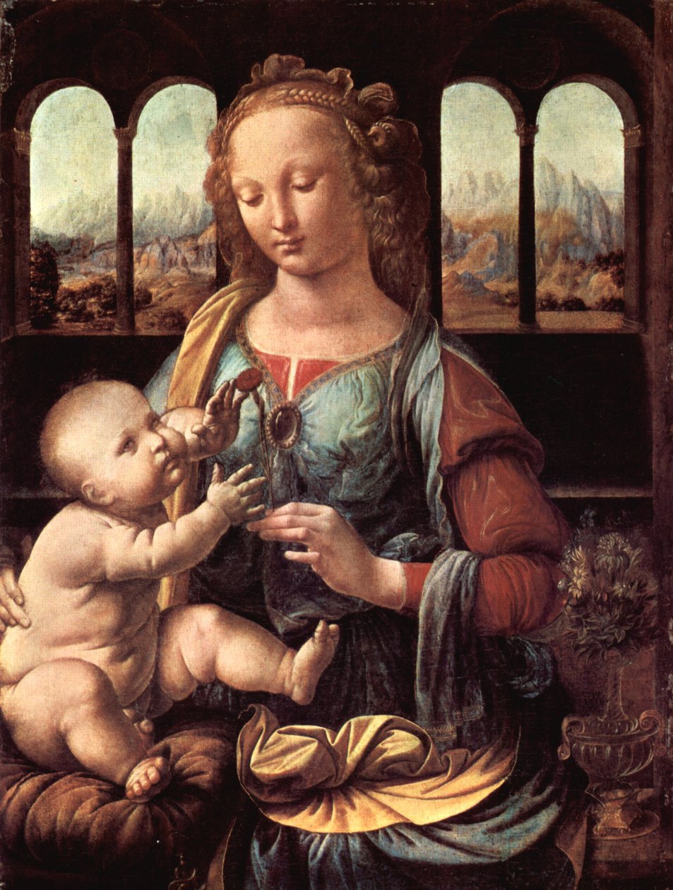 Nossa Senhora dos Cravos de Leonardo da Vinci
