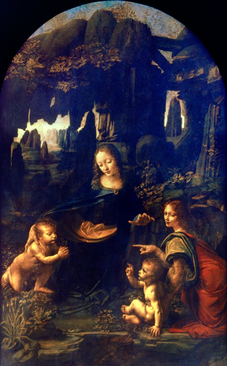 Madonna das Rochas, 1482-1486 de Leonardo da Vinci