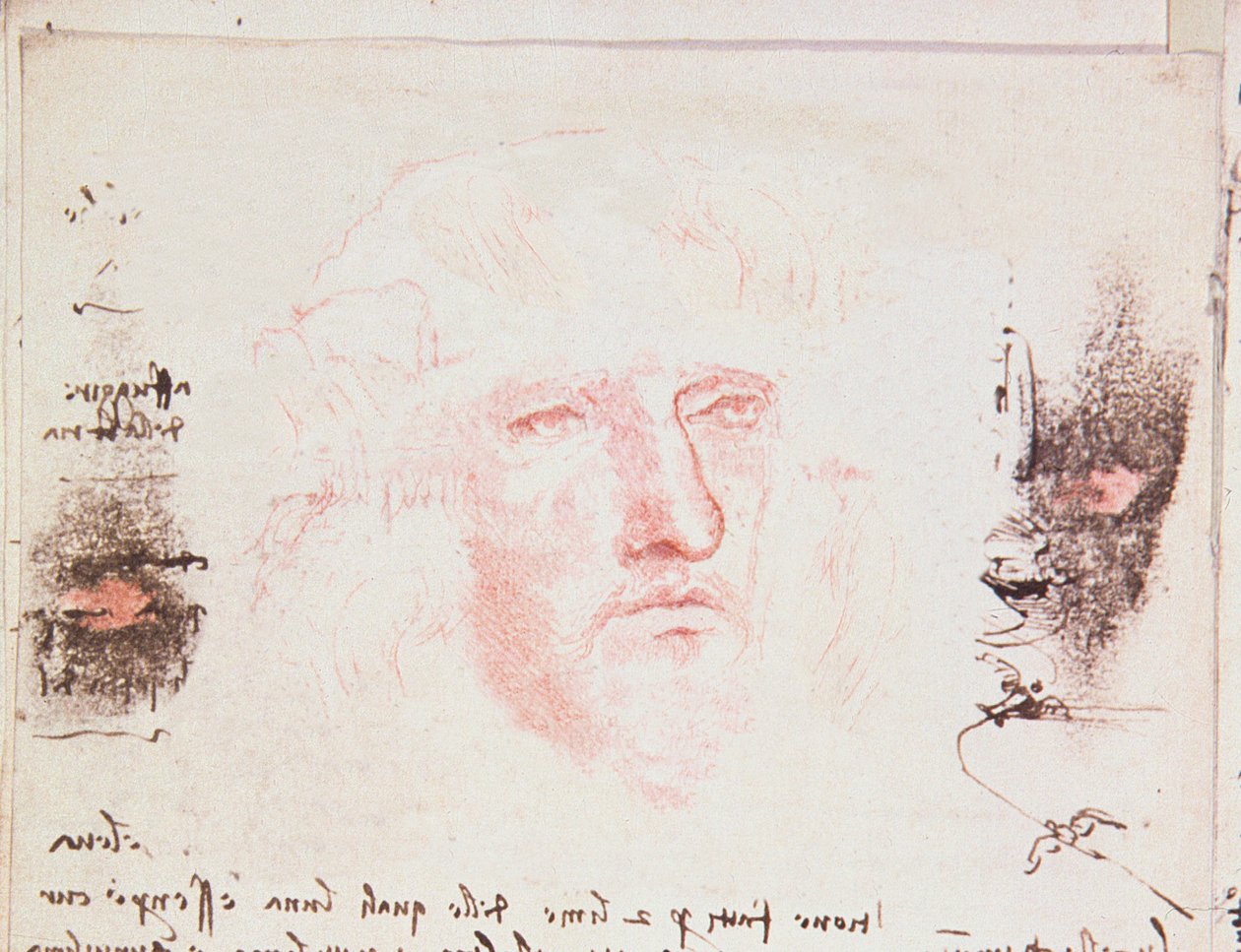 Notas sobre as mudanças de direção em vôo, página manuscrita de Codici Rari III 35.2, fol. 10v do Tratado sobre o Vôo dos Pássaros, 1505 (caneta e tinta no papel) de Leonardo da Vinci